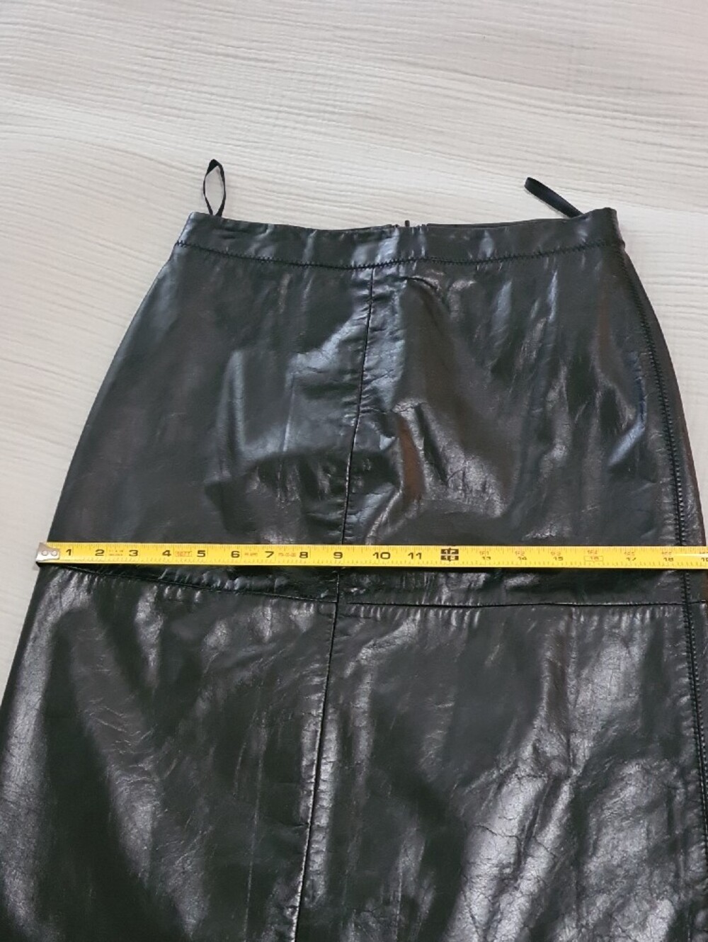 Gap - Y2k Leather Midi A-Line Skirt - Picture 5 of 6